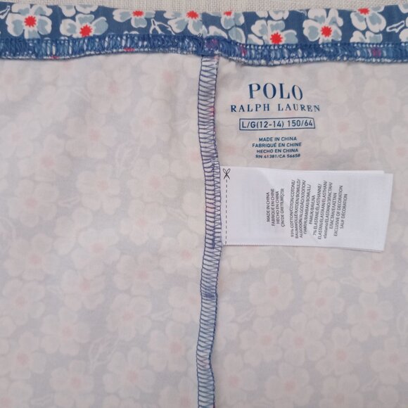 Polo Ralph Lauren Girls' Floral StretchCotton Legging Colorful Sz L 12-14 150/64 - Picture 5 of 5